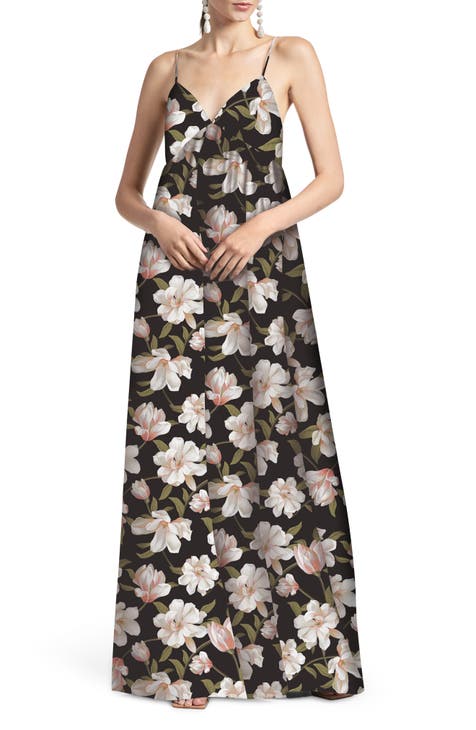 Jessica Floral Print Gown (Regular & Plus Size)
