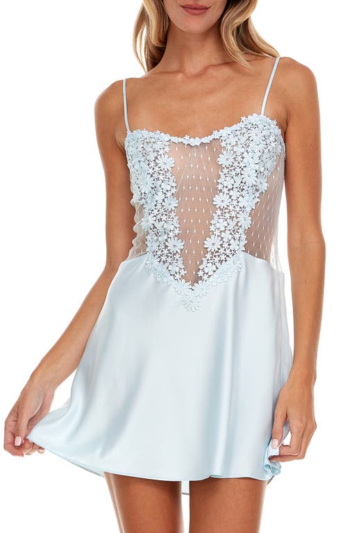 Showstopper Chemise in Ice Blue
