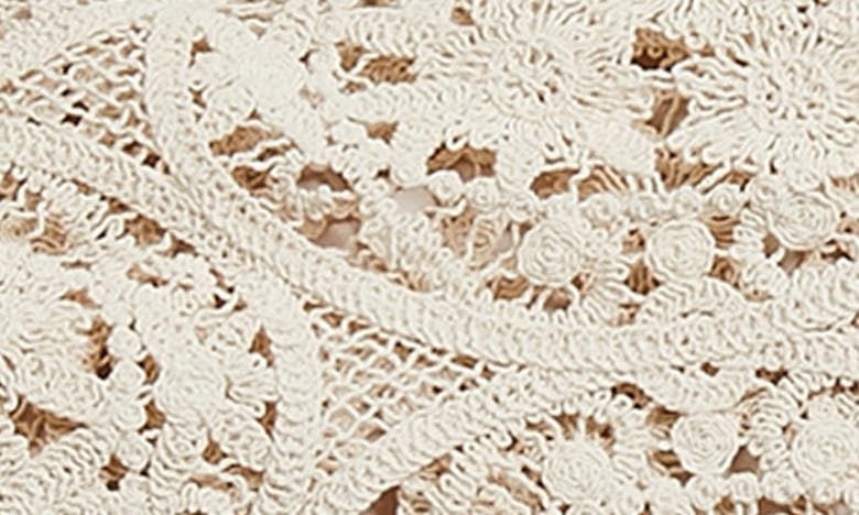 Shop Marina Rinaldi Ardea Embroidered Cotton Blend Cardigan In Sand