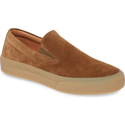 John Varvatos Star Usa MAC Skate Slip-On Sneaker, Brown