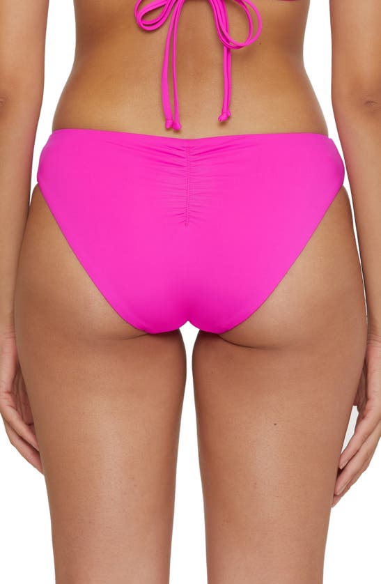 Shop Becca Color Code Adela Bikini Bottoms In Vivid Pink