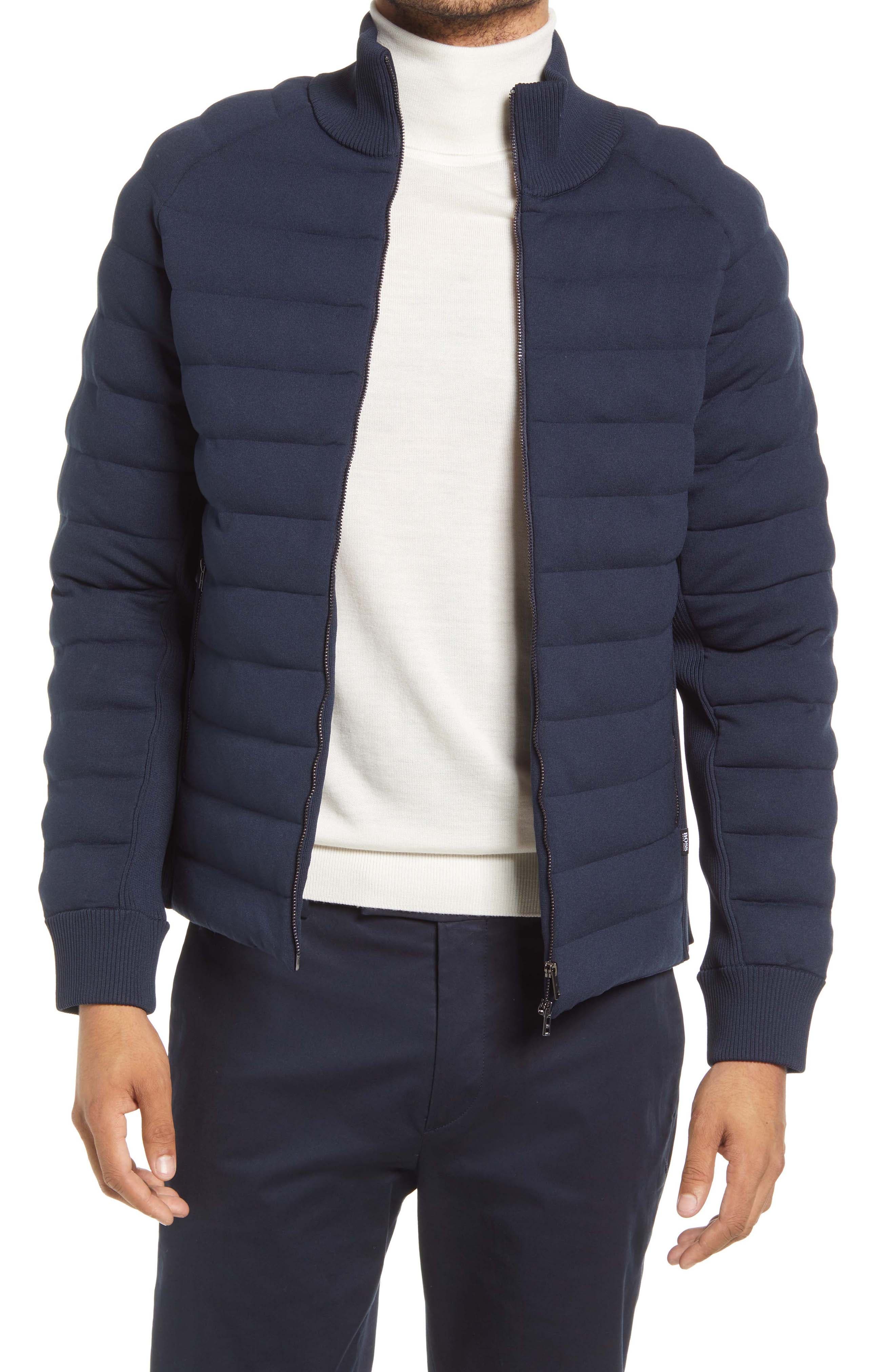 hugo boss quilted jacket