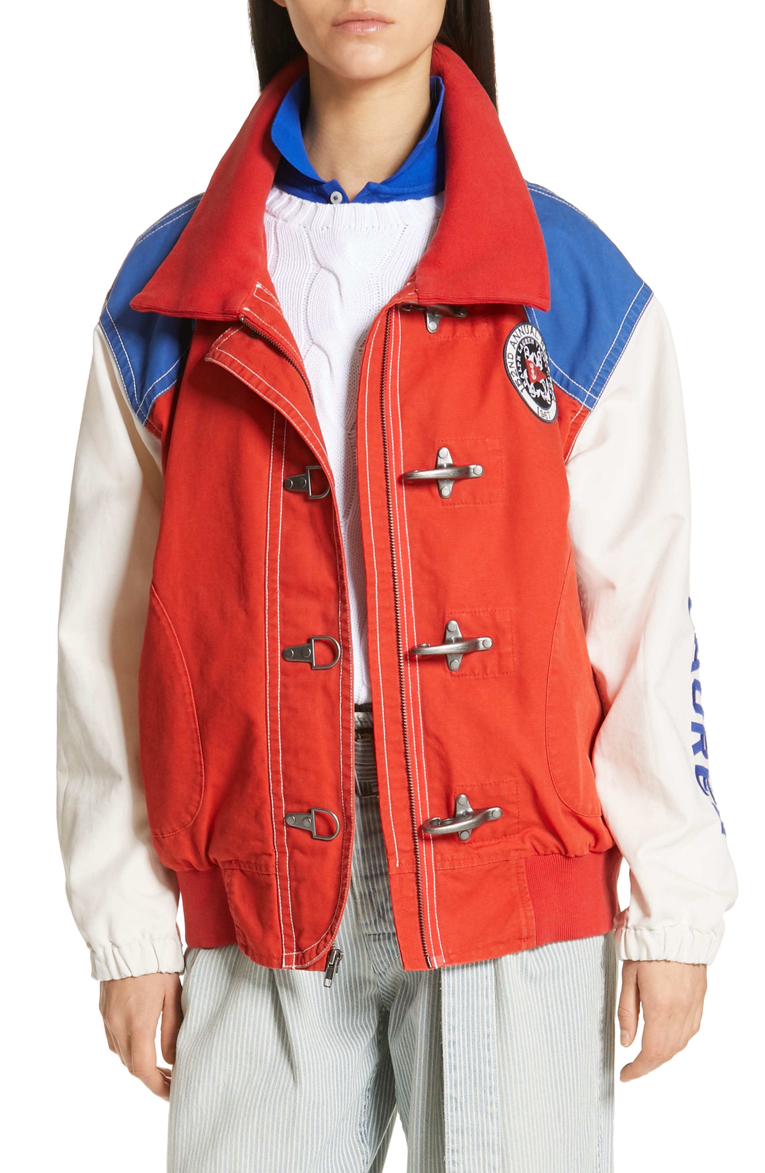 ralph lauren color block jacket