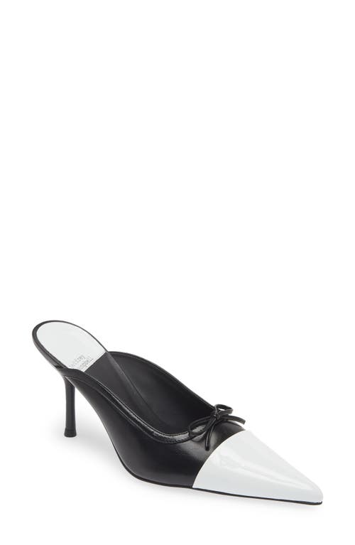 Jeffrey Campbell Chopine Pointed Cap Toe Mule Black Patent at Nordstrom,