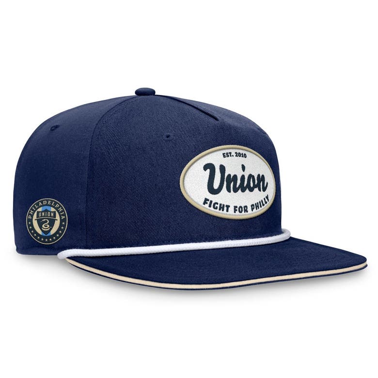 Shop Fanatics Branded Navy Philadelphia Union Iron Golf Snapback Hat