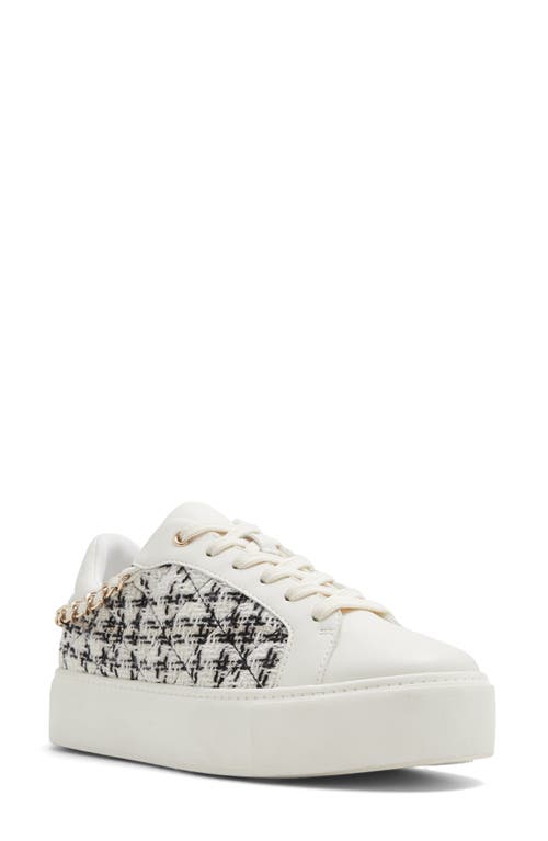 Shop Aldo Tavi Platform Sneaker In White