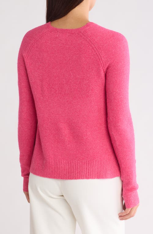 Caslon ® Raglan Sleeve Sweater In Pink Electric