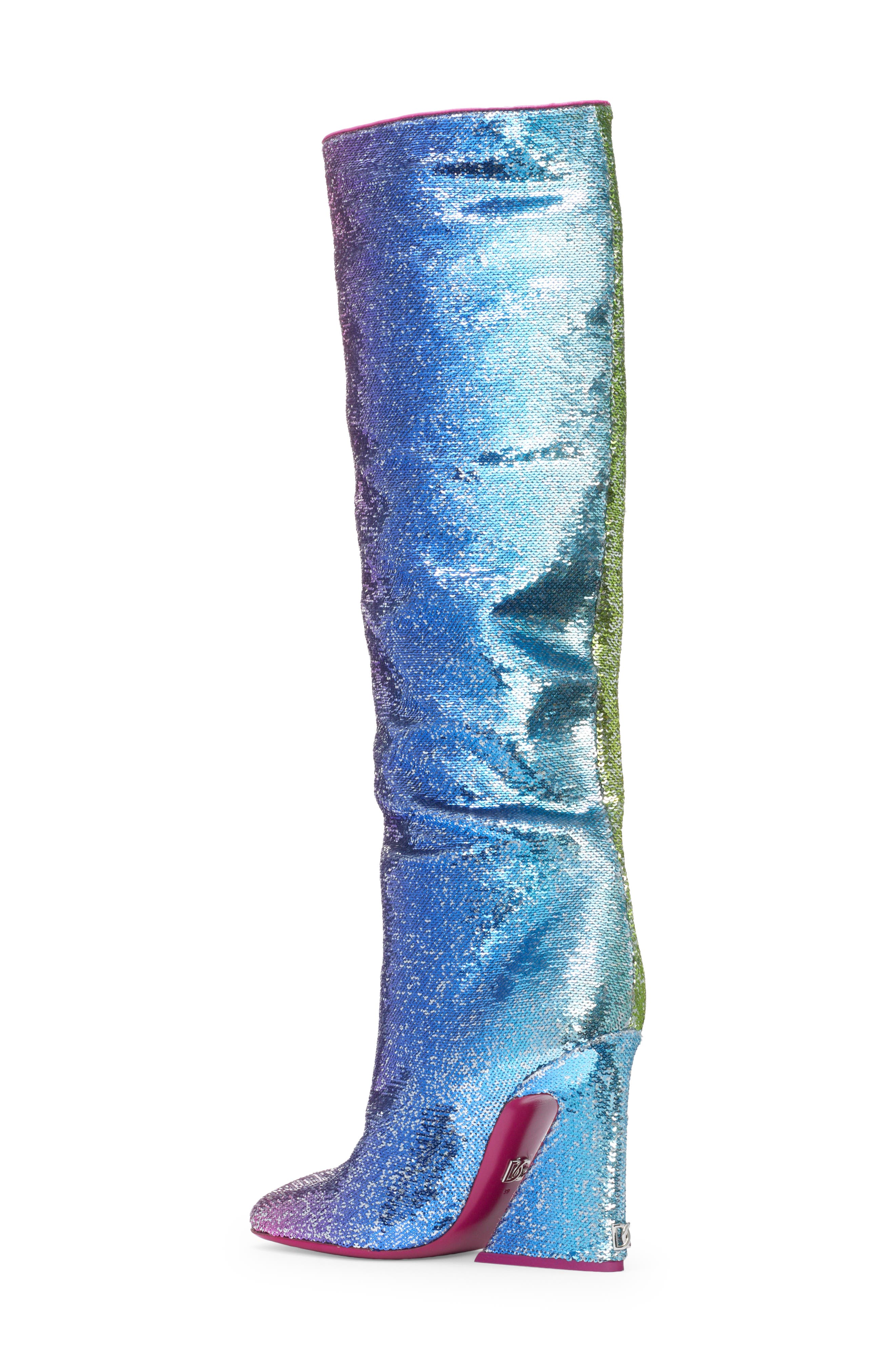 tall glitter boots