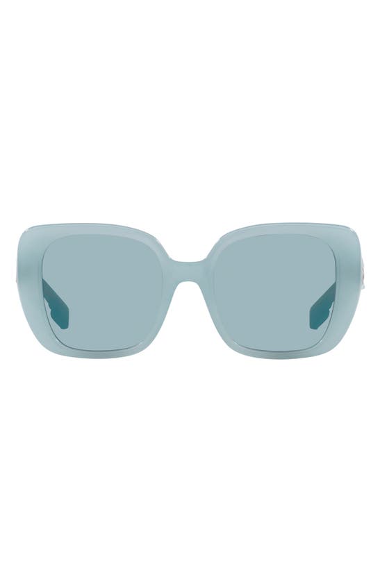 Shop Burberry 52mm Gradient Square Sunglasses In Azure