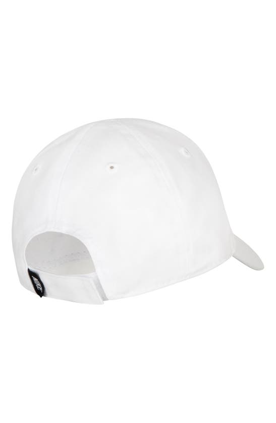 Shop Nike Futura Curve Brim Baseball Cap In White