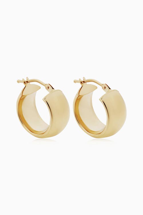 Shop Oradina 14k Gold High Society Hoops Earrings In Yellow Gold