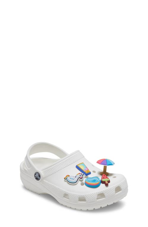 Shop Crocs Summer 5ever 5-pack Jibbitz Shoe Charms In White