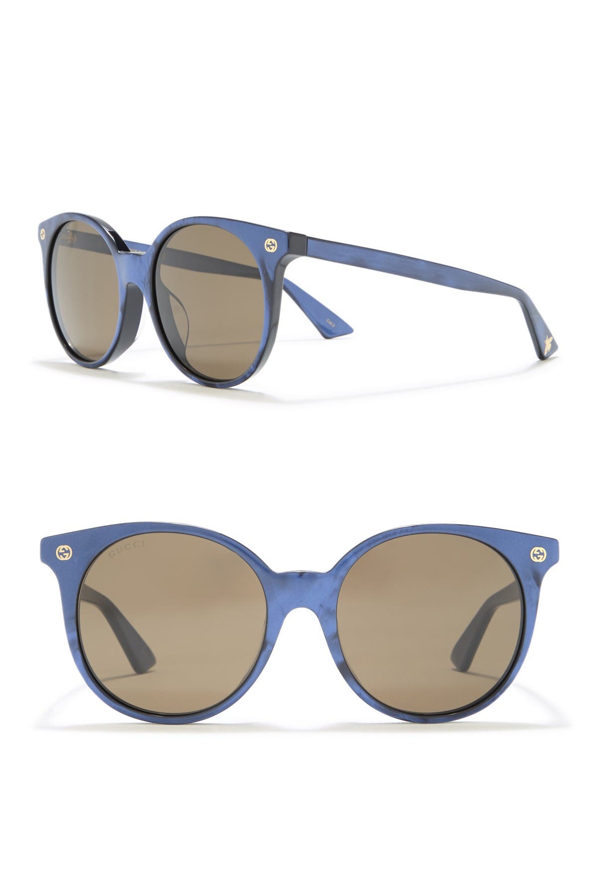 gucci 53mm round sunglasses