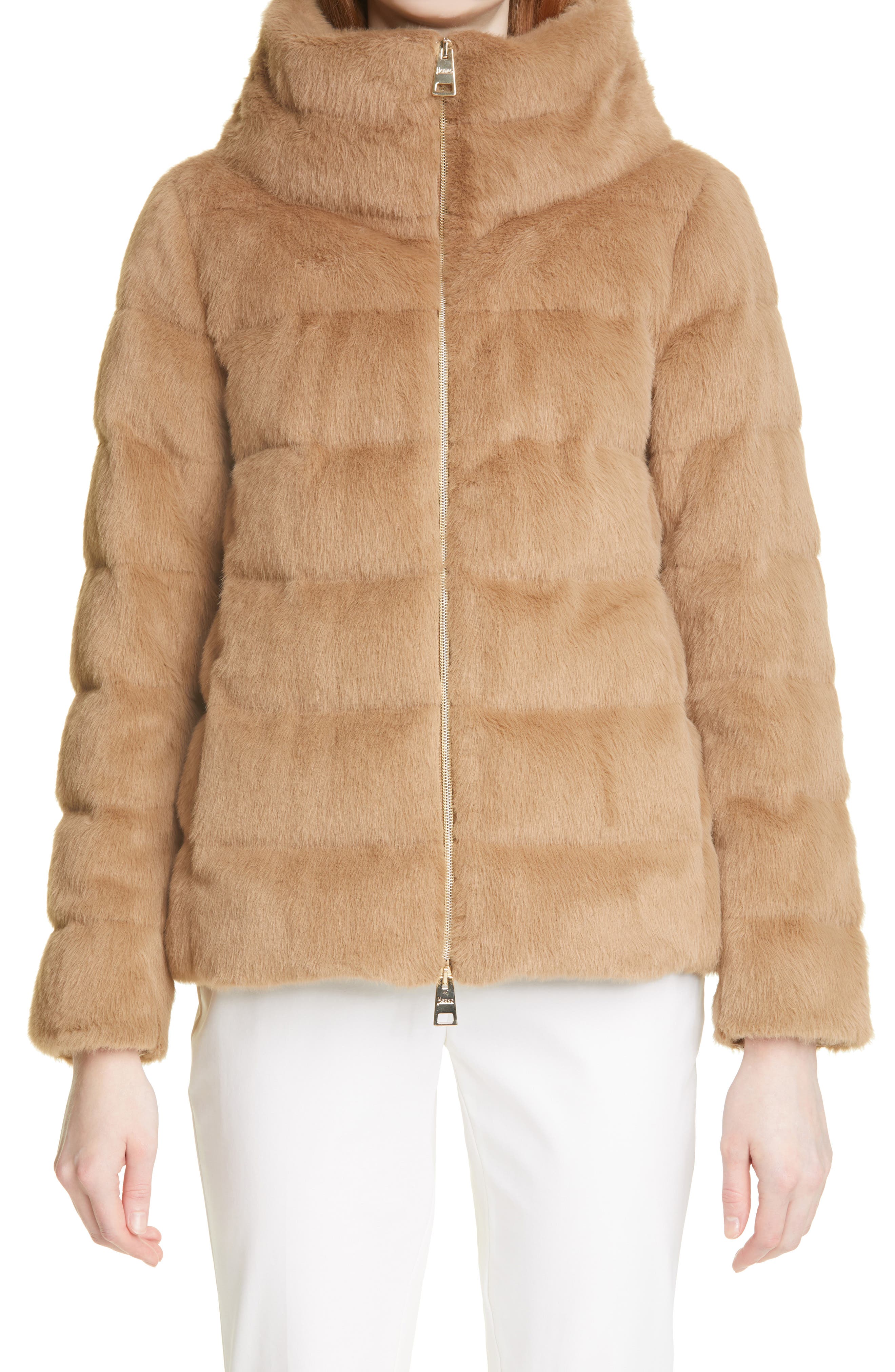herno faux fur coat