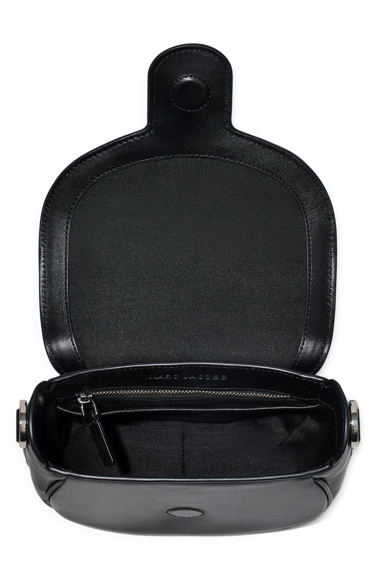 Marc Jacobs Black Small 'The J Marc' Saddle Bag