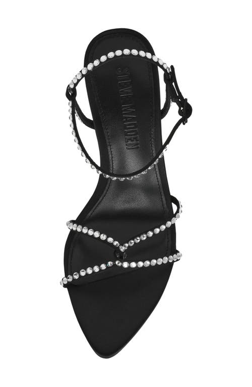 Shop Steve Madden Stellina Ankle Strap Sandal In Black