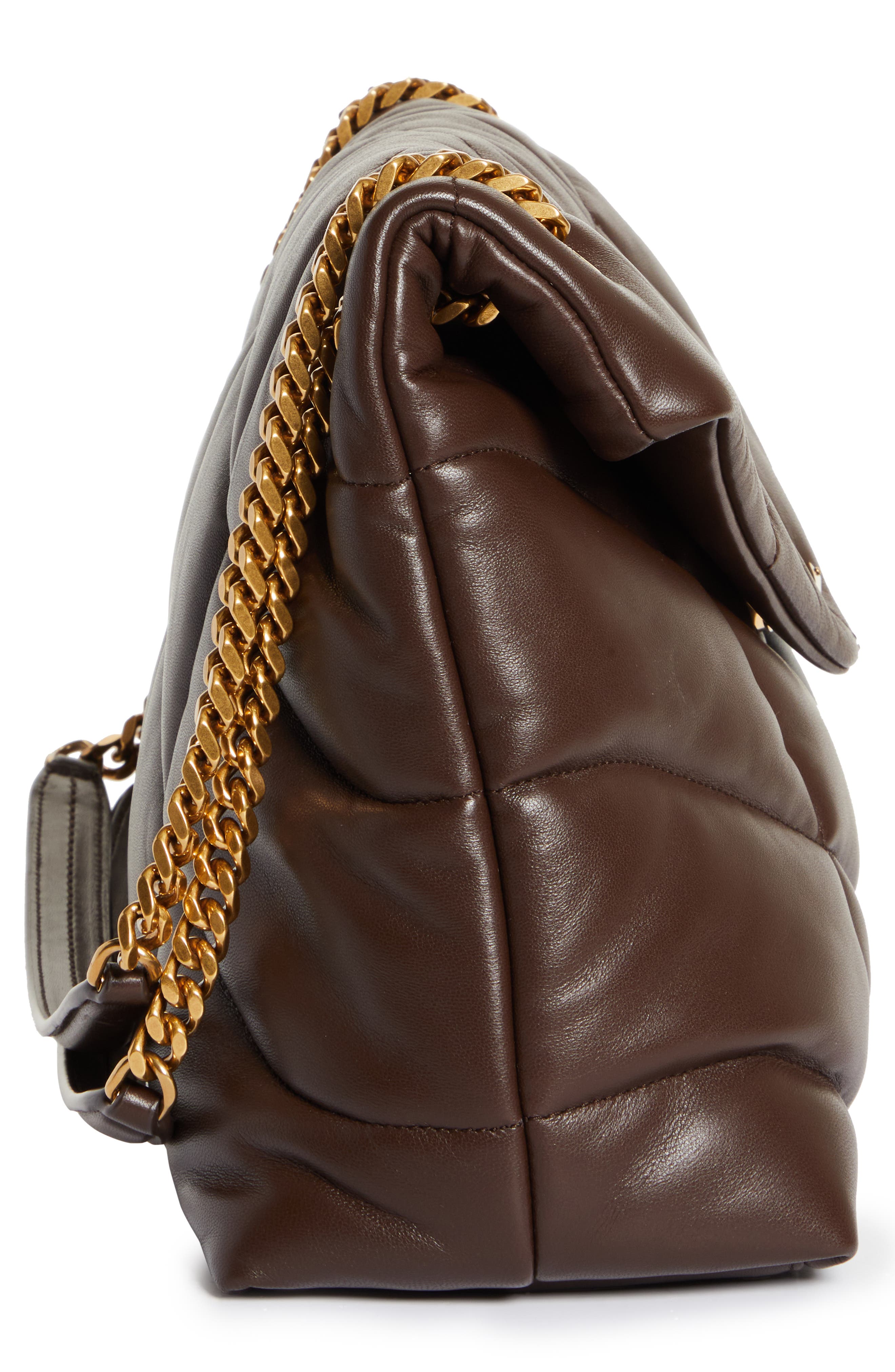 Saint Laurent Medium Loulou Puffer Quilted Leather Crossbody Bag