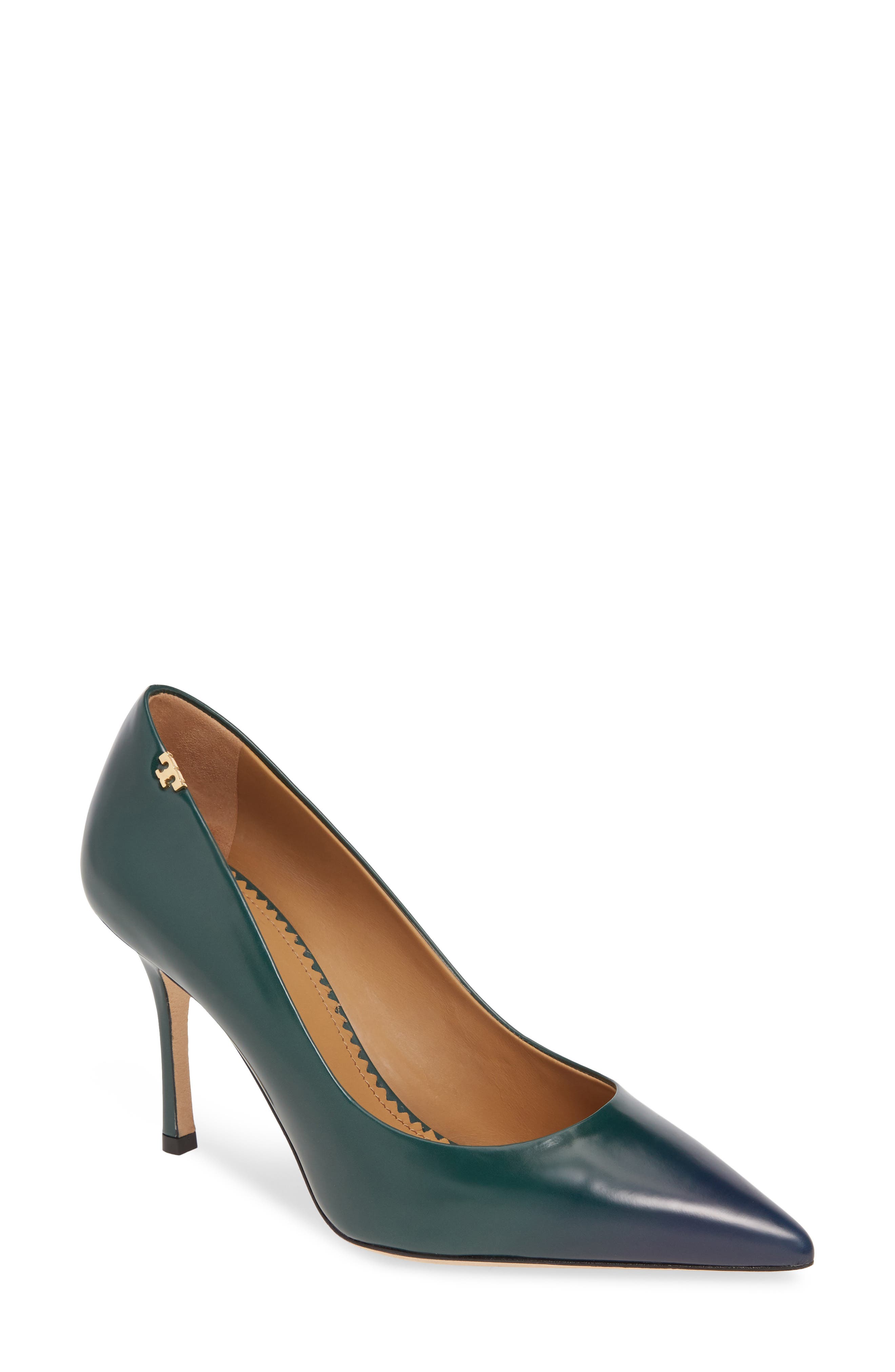 Tory Burch Penelope Ombre Pointy Toe Pump, Green