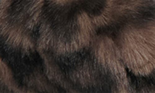 Apparis Esme Leopard Print Faux Fur Earmuffs In Dark Leopard