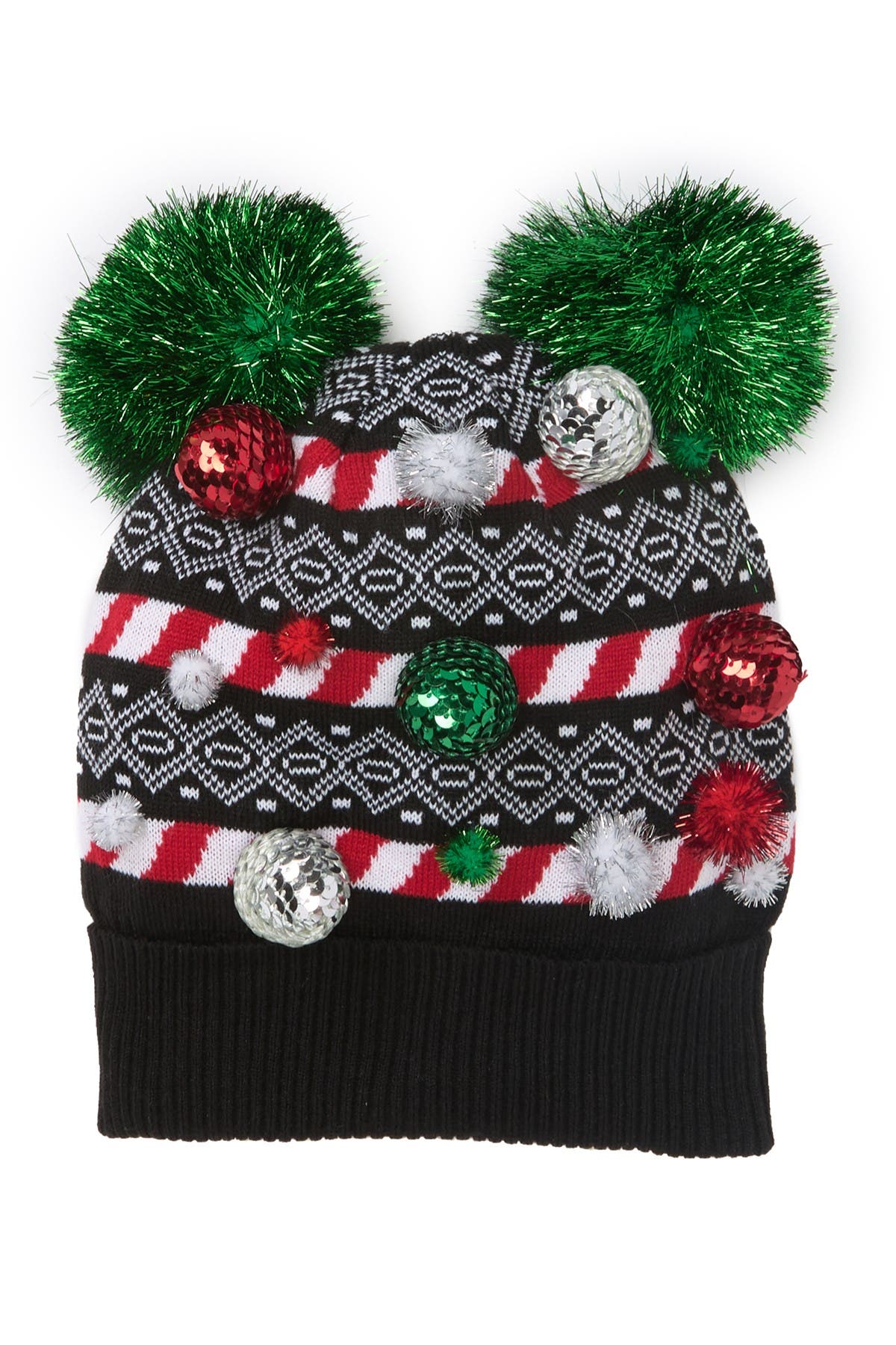 Young Ugly Sweater Pompom Beanie 