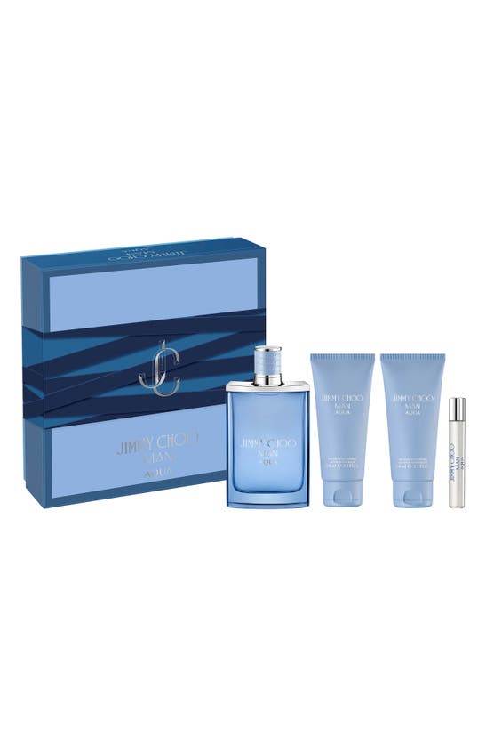 Jimmy Choo Man Aqua Eau De Toilette Set $173 Value