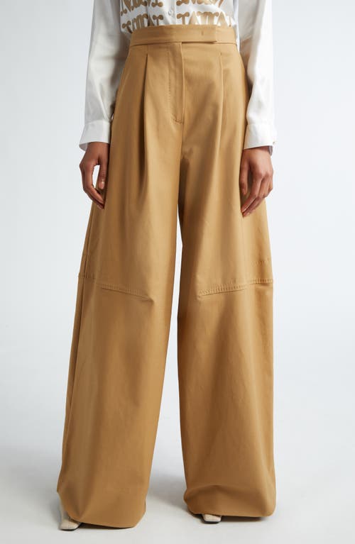 Max Mara Avoriaz Wide Leg Trousers Honey at Nordstrom,