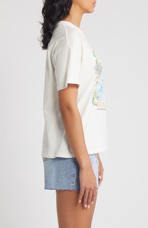 Rip Curl Wave Dancer Relaxed Graphic T-shirt In Bone
