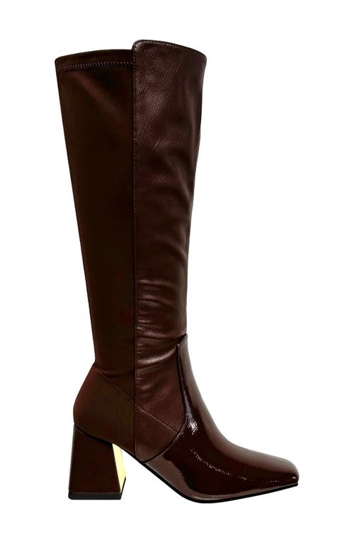 Ninety Union Lexington Knee High Boot In Brown