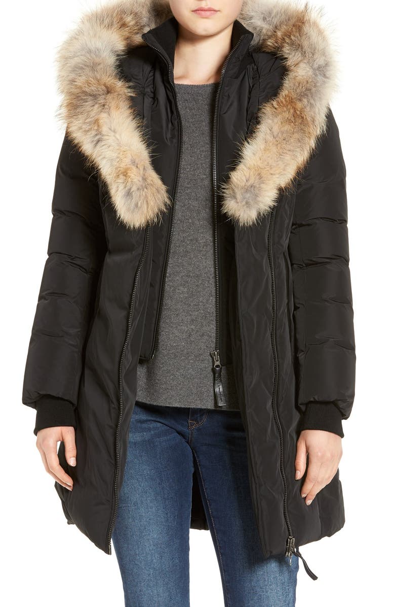 Mackage Down Puffer with Coyote Fur Trim | Nordstrom