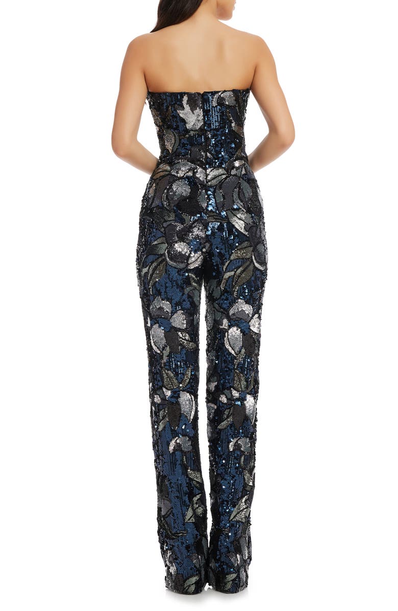 Dress The Population Andy Sequin Strapless Jumpsuit Nordstrom