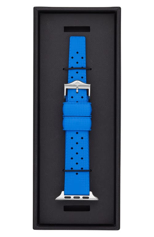 Shop Zodiac Tropic Rubber Apple Watch® Watchband In Blue