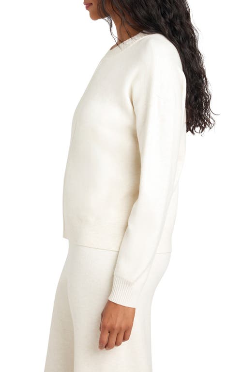 Shop Splendid X Cella Jane Front Seam Sweater In Snow