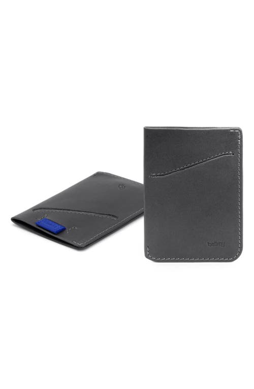Bellroy Card Sleeve Wallet in Charcoal Cobalt