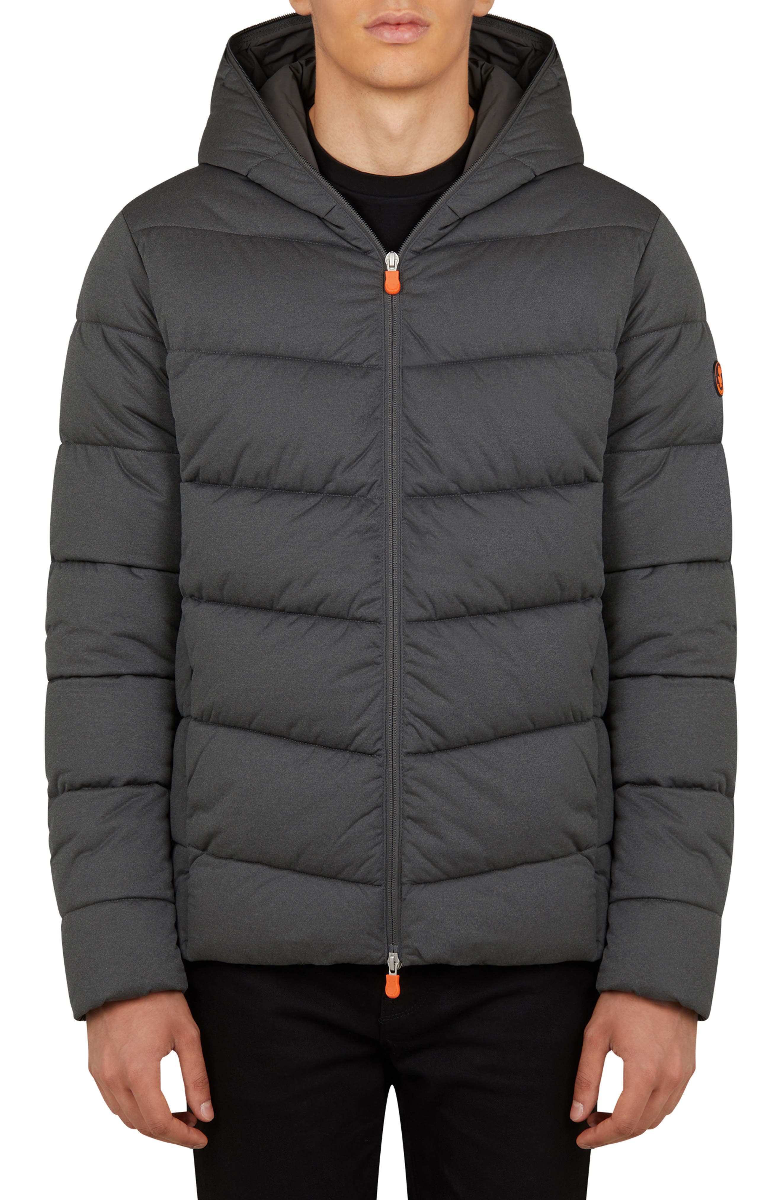 waterproof hooded puffer jacket