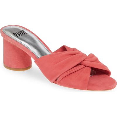 Paige Francesca Slide Sandal- Pink