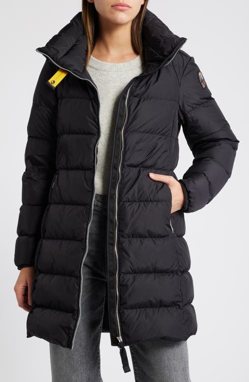 Parajumpers Malandra Down Puffer Coat In Black