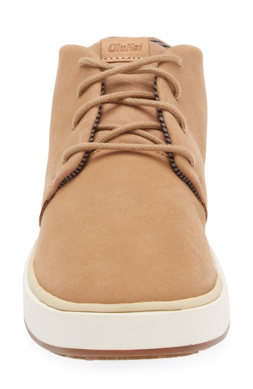 Olukai Papakū 'ili Waterproof Chukka Boot In Tan/tan