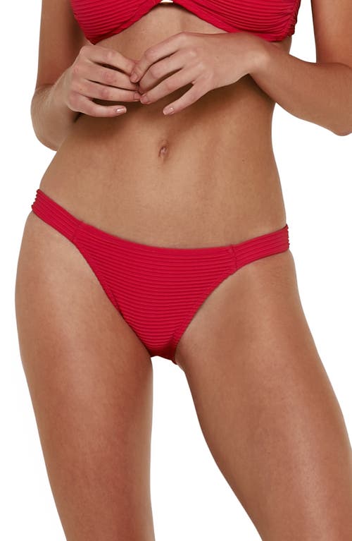 ViX Swimwear Dune Luli Bikini Bottoms in Red at Nordstrom, Size Medium