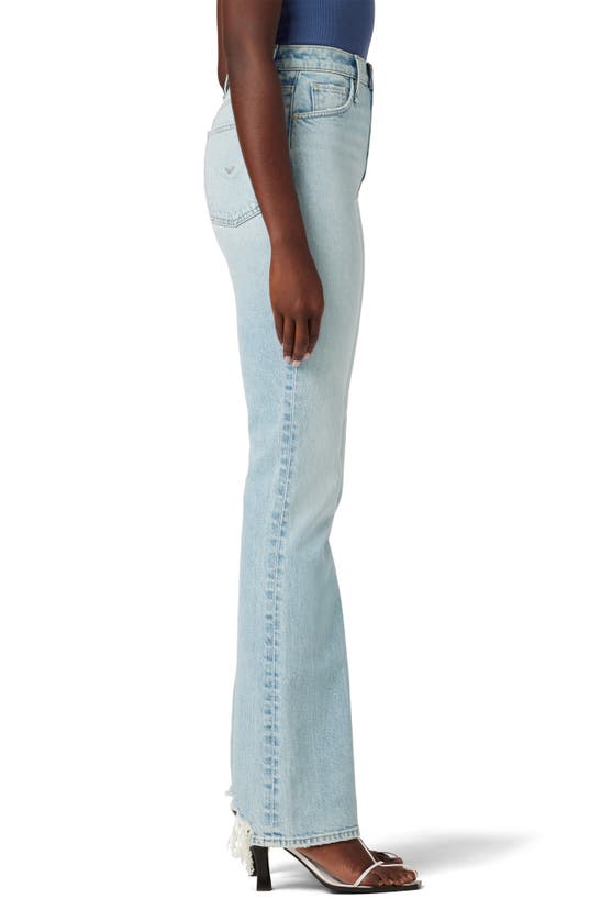 Shop Hudson Jeans Faye High Waist Fray Hem Bootcut Jeans In Isla