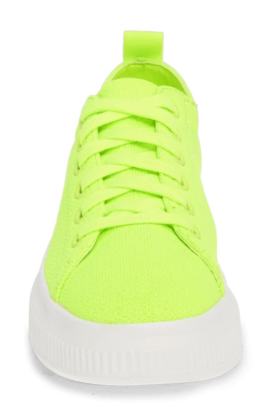Bp. Sonny Sneaker In Neon Green Fabric
