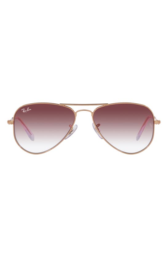 RAY BAN RAY-BAN JUNIOR 52MM AVIATOR SUNGLASSES