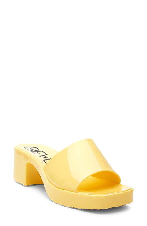 Coconuts by Matisse Wade Slide Sandal in Yellow