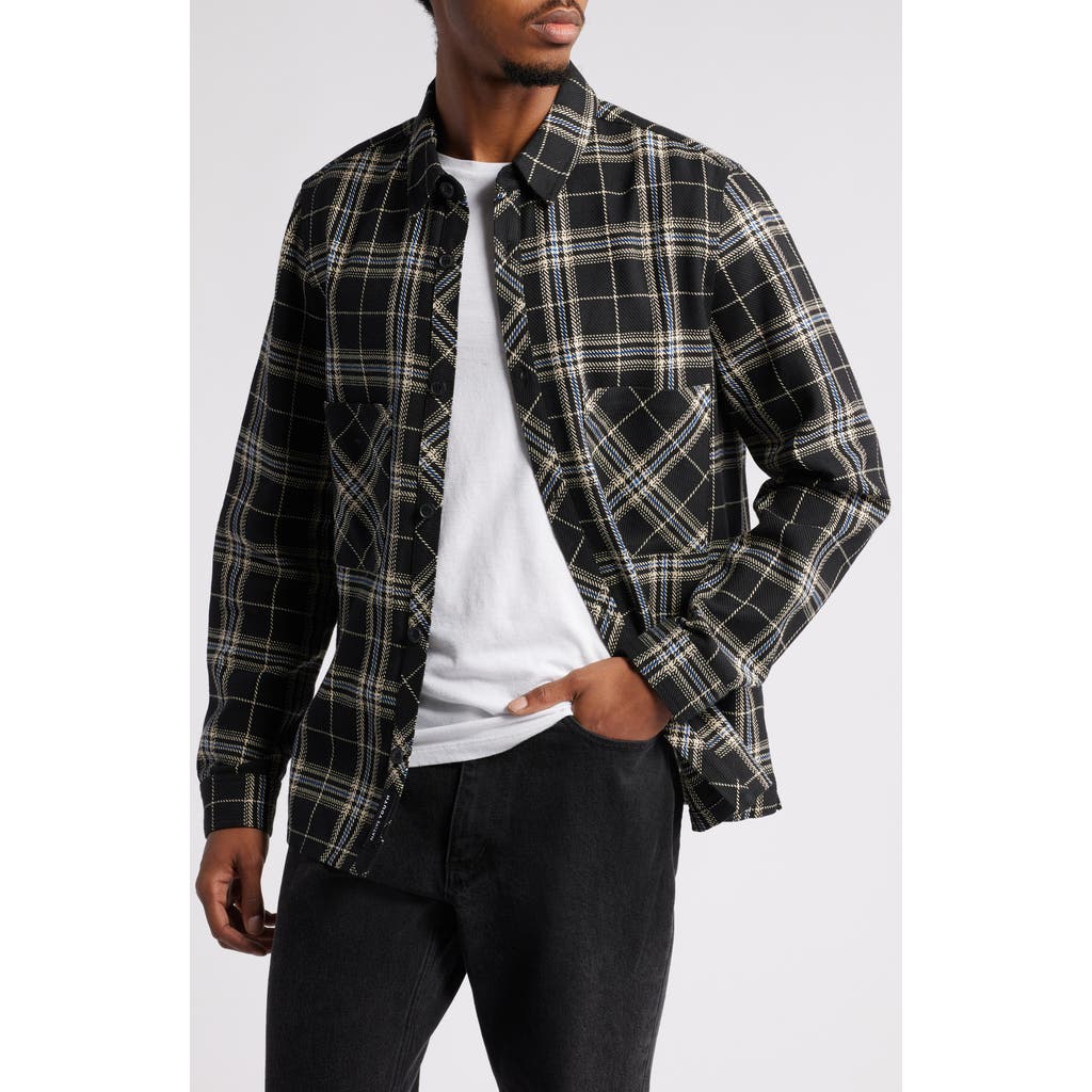 Native Youth Check Twill Overshirt