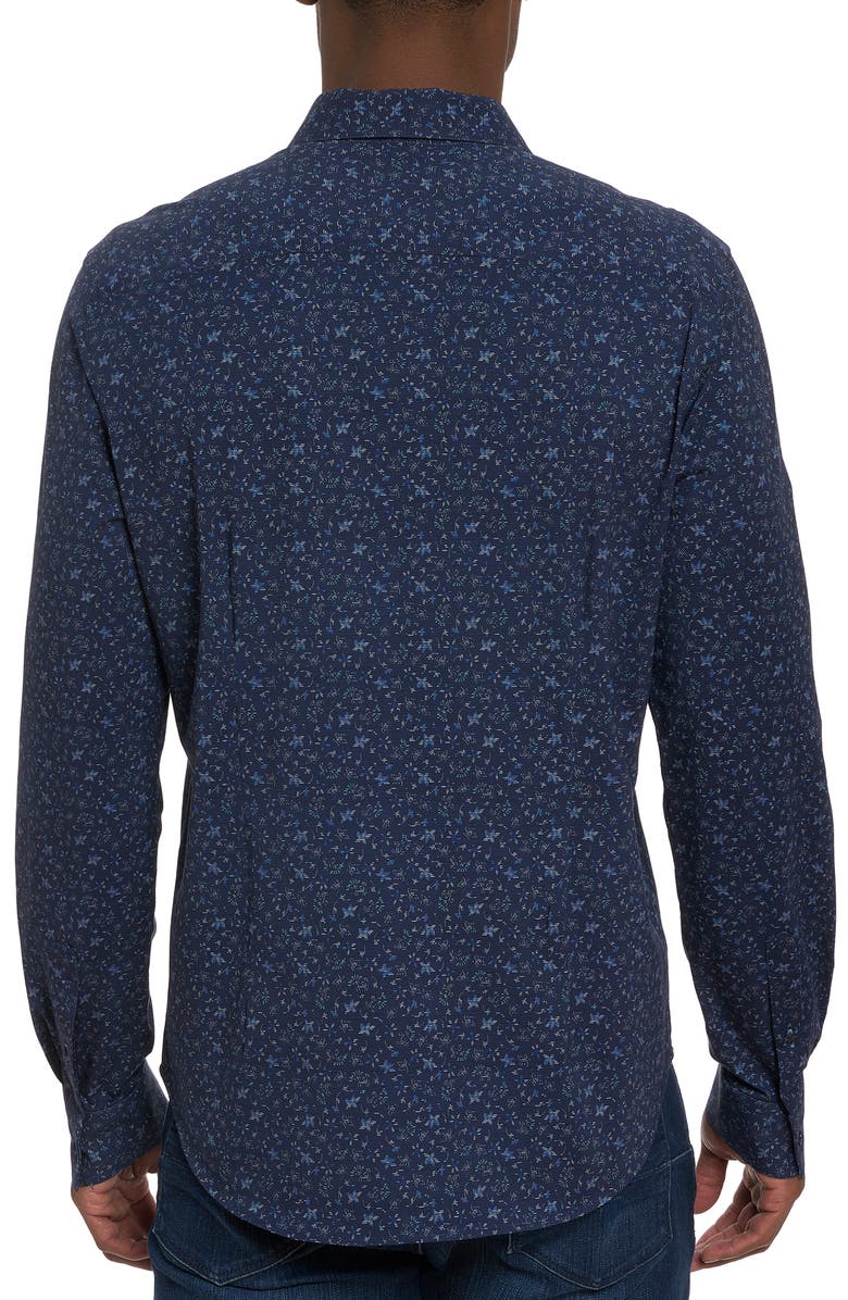 Robert Graham Schneider Knit Button-Up Shirt | Nordstrom