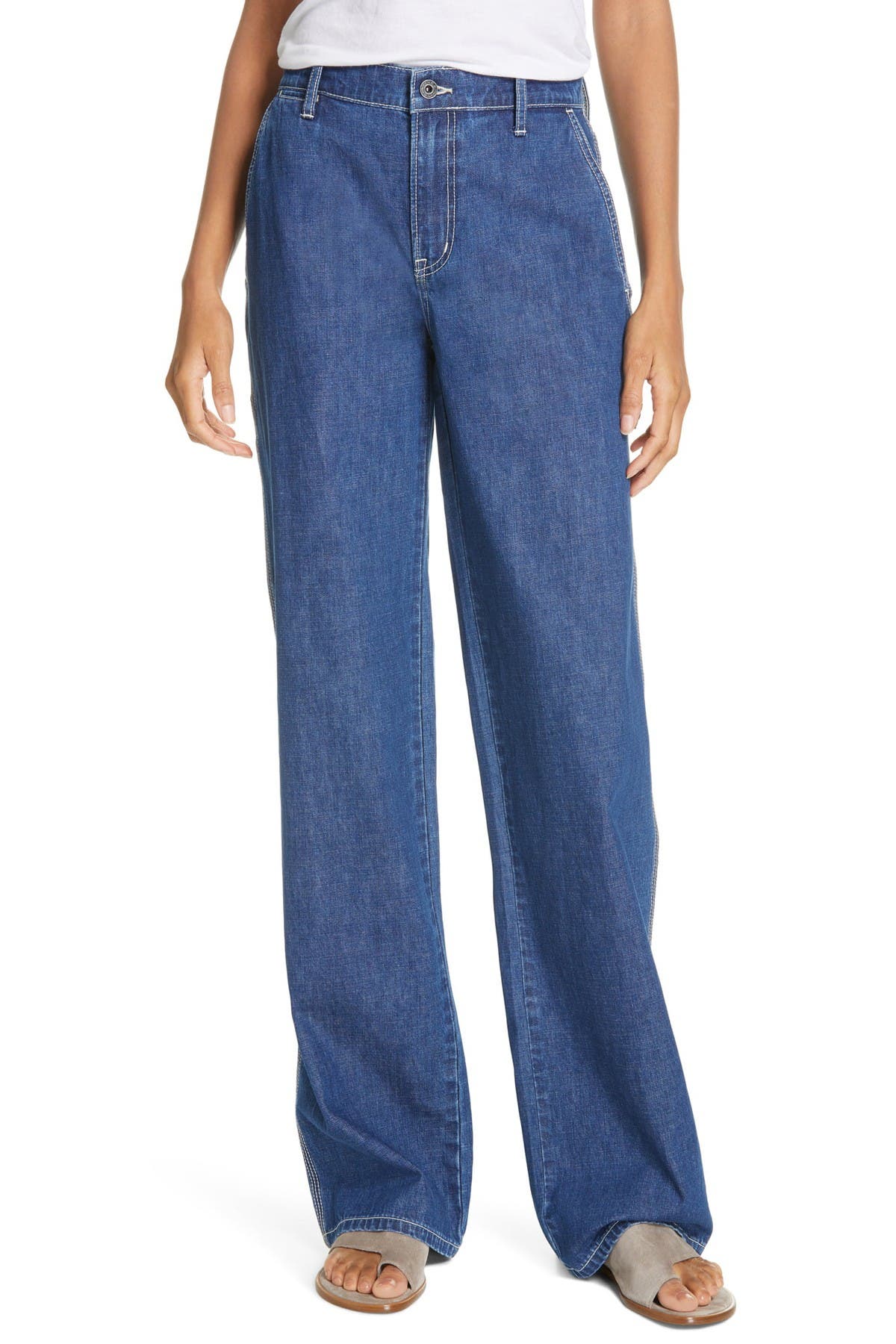 vince wide leg jeans