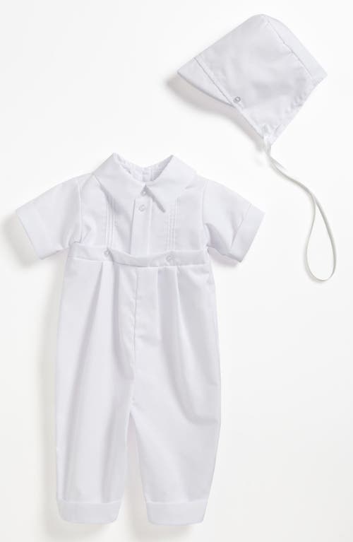 Little Things Mean a Lot Romper & Hat White at Nordstrom,