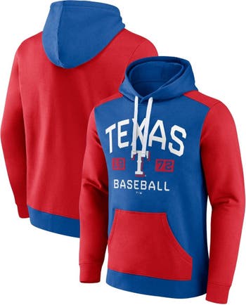 Men's Fanatics Branded Red Texas Rangers Team Heart & Soul Long Sleeve T- Shirt