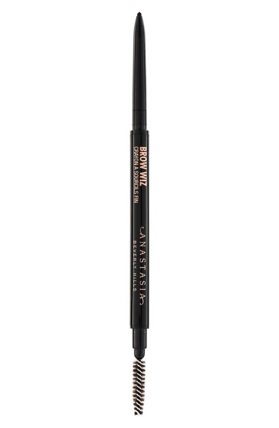 Anastasia Beverly Hills Brow Wiz Ultra-slim Precision Eyebrow Pencil Dark Brown 0.003 oz/ 0.085 G In Dark Brown (brunette)