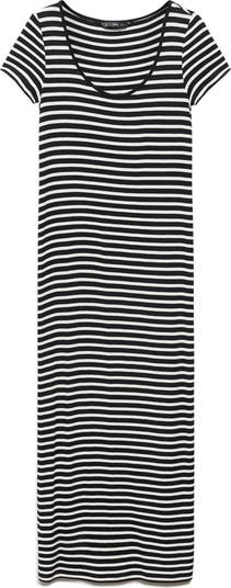 MANGO Stripe Short Sleeve T-Shirt Dress | Nordstrom