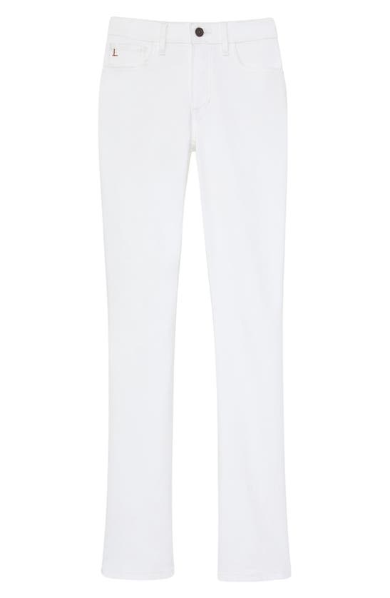 Lafayette 148 Manhattan Cropped Flare Pants In White